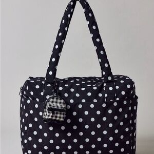 Baggu Small Cloud Carry On Polka Dot NWT